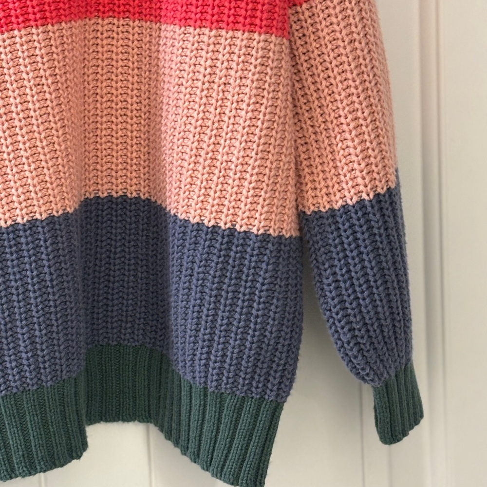 American Eagle Outfitters Multicolor Turtleneck Sweater XS/S - Picture 3 of 5